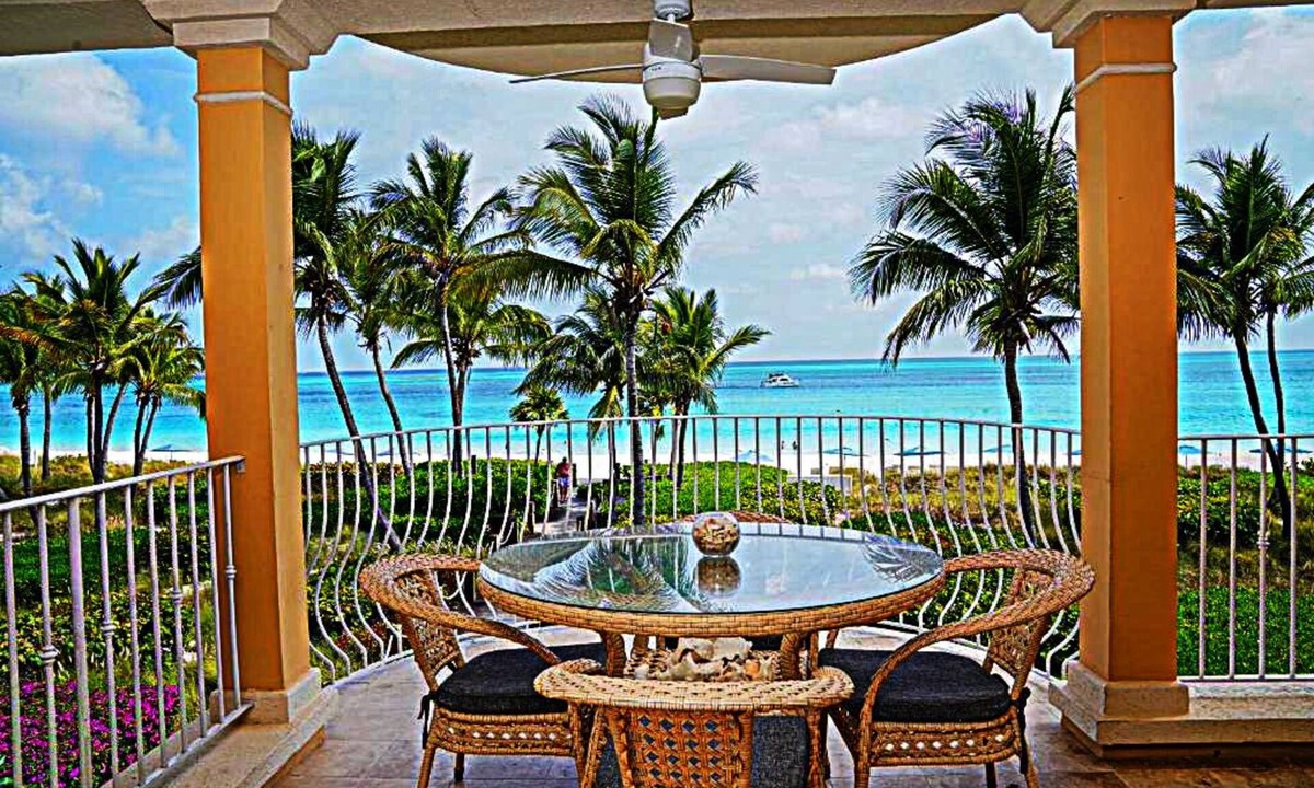 Grace Bay Condo | 2nd Floor BeachFront Condo 205 Villa Renaissance Grace Bay