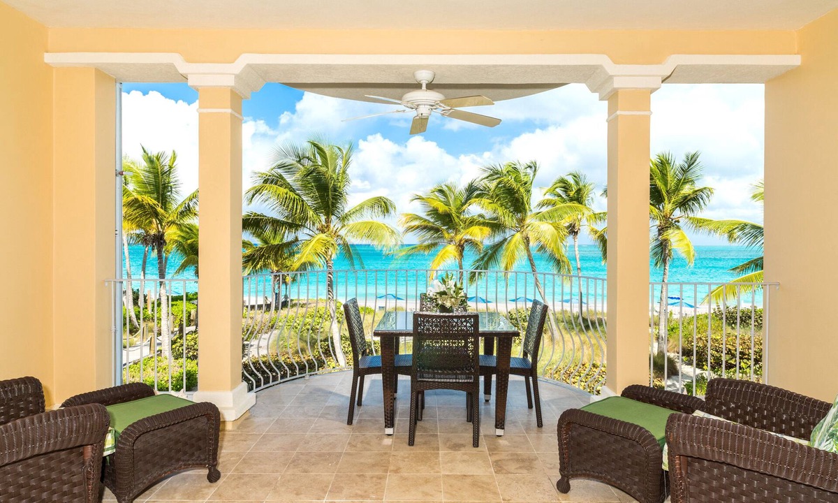 Grace Bay Condo | Luxury 2 Bedroom on Grace Bay w/Direct Ocean View - Unit 206 Villa Renaissance