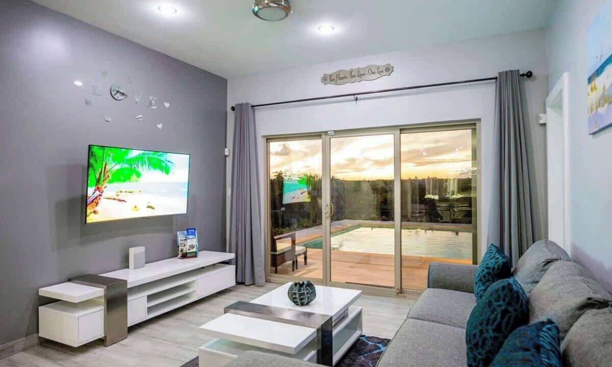 Long Bay House | Ocean View Balconies w/Private Pool & Near Beach