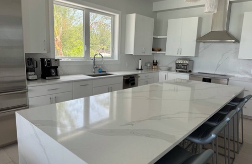 Sandy Point House | Enchanting Luxury Beachfront Villa Stillwater in Sandy Point views of Parrot Cay