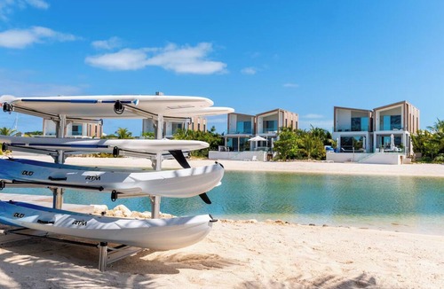 Long Bay Hills Hotel | Exclusive Arc Studio for Two with Private Terrace & Marina Views at South Bank