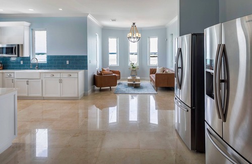 Ocean Point Villa | Waterfront 8BR on Chalk Sound · Sleeps 18 · Pool + Private Man-Made Beach