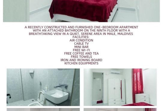 Resting View Maroon - One Bedroom Apartment in Malé