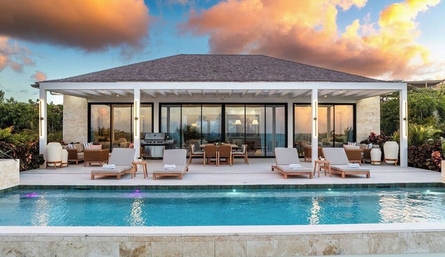 Villa Blue Ocean - Luxury 4BR Ocean View Villa, part of Villas at Blue Mountain in Providenciales