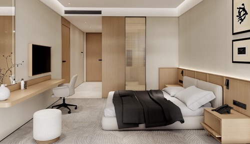 Standard Double Room, 1 King Bed, City View