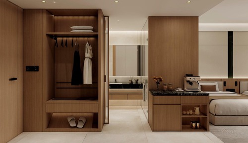 Standard Twin Room, 2 Twin Beds, Partial Sea View