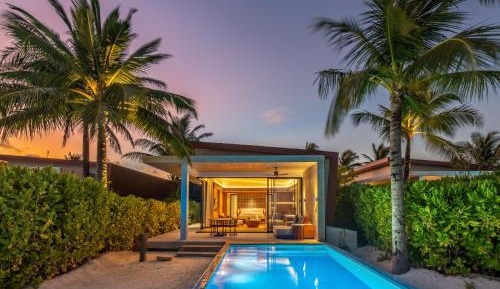 Sunset Beach Villa with Private Pool  - Kids Stay & Dine Free, Complimentary KV Faru Snorkeling