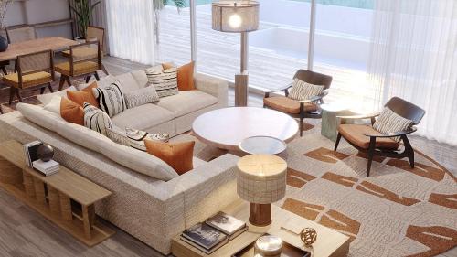 Two Bedroom Sunrise Beach Residence with Pool