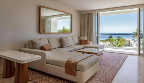 One-Bedroom King Suite with Sofa Bed and Ocean View