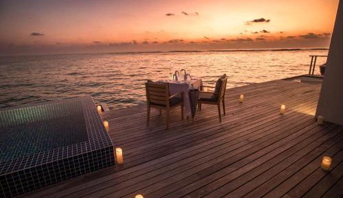 Sunset Water Villa with private pool & free access to VIP seaplane lounge on arrival with $50 Spa credit